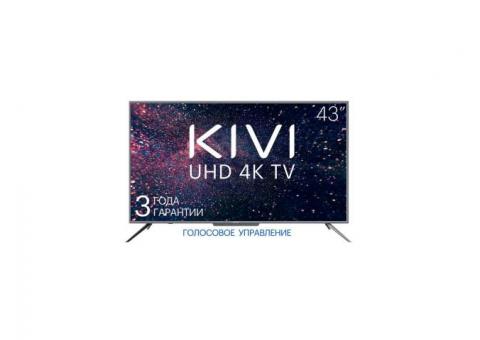KIVI / Телевизор 43U700GR, 43", UHD, Smart TV, Wi-Fi, DVB-T2/S2