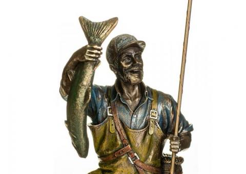 Статуэтка Veronese Рыбак с уловом