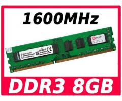 Оперативная память DDR3 8Gb 1600MHz PC3-12800