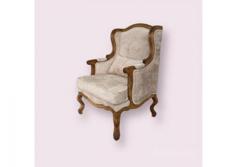 Каминное кресло Сезарина массив бука, цвет медовый